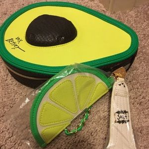 Brand new Betsey Johnson Avocado clutch.